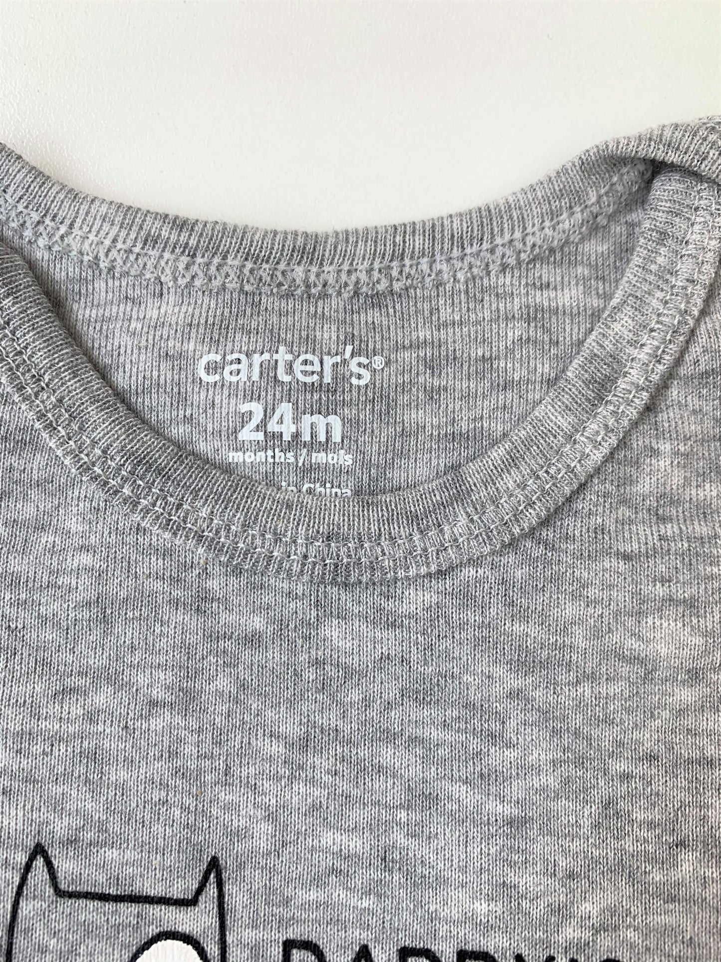 Body Cinza Carters (NOVO)