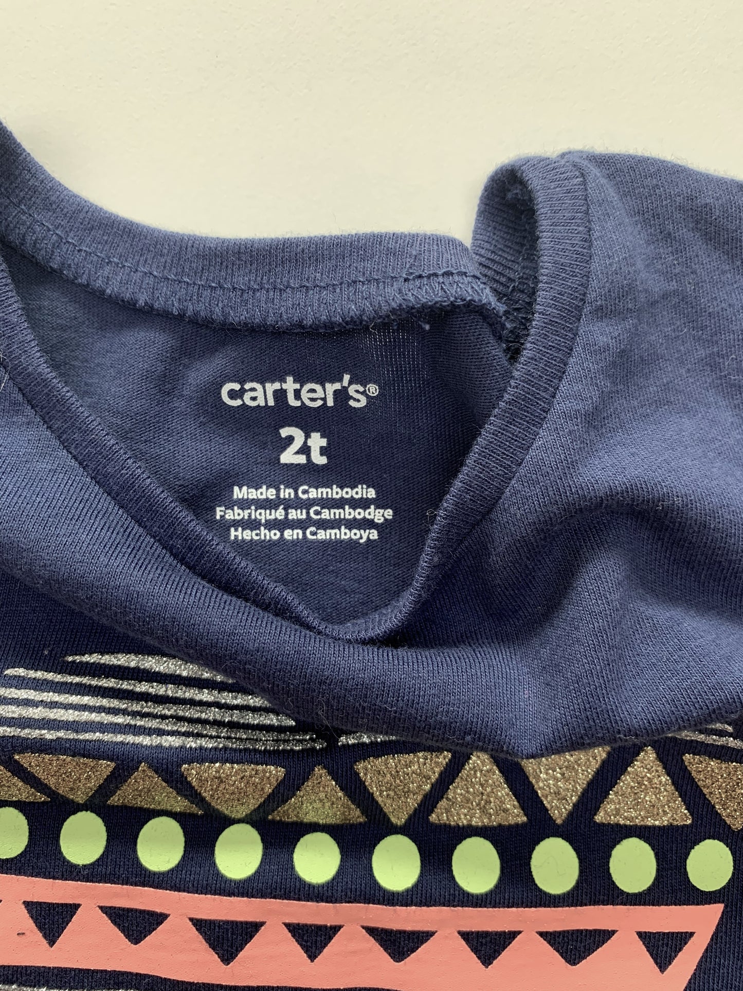 Camiseta Azul Carters