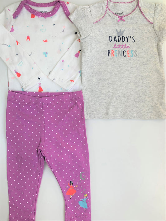 Conjunto Princesa Carters (NOVO)